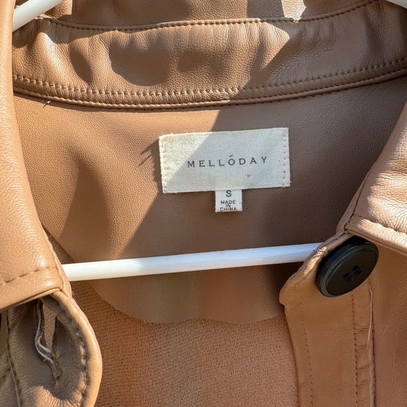 Melloday faux leather shacket - Picture 4 of 4